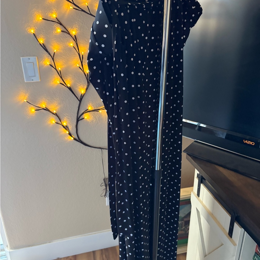 Torrid Black and White Polka Dot Dress